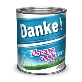 Эмаль быстросохнущая светло-серая 0,75 л Danke!